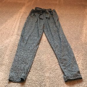 Grey Sweatpants w/ Bow